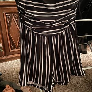 Dark blue and striped romper